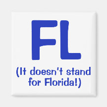 F***ing Loser - Blue Refrigerator Magnet