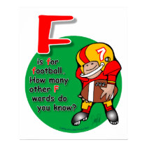 F is for poster posters