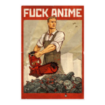 F**k Anime Poster posters