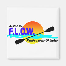 F.L.O.W. KAYAK CLUB FRIDGE MAGNETS