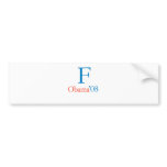 F OBAMA bumper stickers