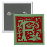 F - Ornamental Alphabet Pins