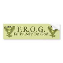 F.R.O.G. BUMPER STICKERS