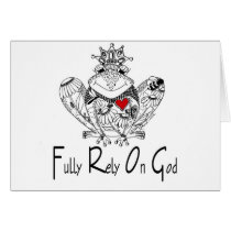 F. R. O. G. GREETING CARD