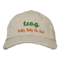 F.R.O.G. Embroidered Hat embroidered hats