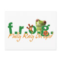 F.R.O.G. Postcard