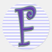 F ROUND STICKERS
