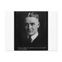 F Scott Fitzgerald Tender Curiosity Gifts & Tees Postcard