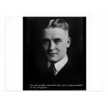 F Scott Fitzgerald Tender Curiosity Gifts & Tees Postcard