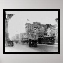 F Street in Washington, DC 1910 Posters