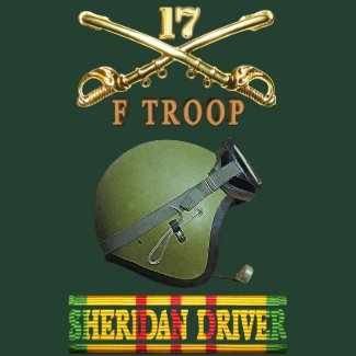 F Troop 17th Cavalry M551 Sheridan Driver Shirt shirt
