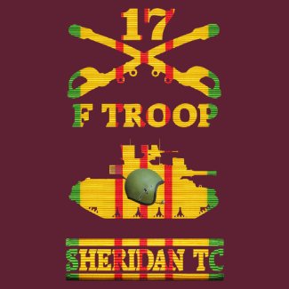 F Troop, 17th Cavalry M551 SheridanTC Shirt shirt
