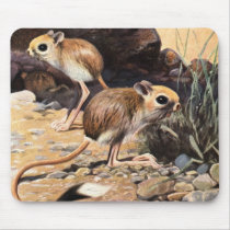 F.W. Kuhnert - Lesser Egyptian jerboa mousepads by LisasLair F.W. Kuhnert - Lesser Egyptian jerboa mousepads