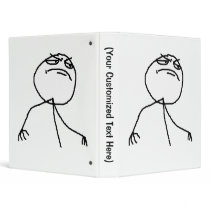 F YEA face 3 Ring Binders