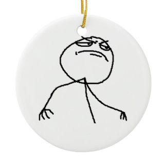 F YEA face ornament