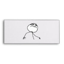F Yea Rage Face Meme Envelopes