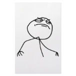 F Yea Rage Face Meme Customized Stationery