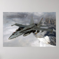 FA-18 Hornet Poster