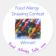 FA Drawing Contest Picture (2) Round Stickers