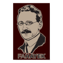 FA Hayek Poster posters
