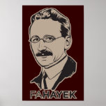 FA Hayek Poster