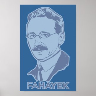 FA Hayek Poster print