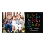 Fa La La Holiday Photo Card photo cards
