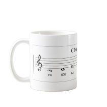 'Fa so la' shape-note major scale The Sacred Harp Mug