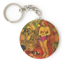 Faa Iheihe By Paul Gauguin (Best Quality) Key Chains
