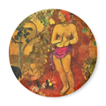 Faa Iheihe By Paul Gauguin (Best Quality) Refrigerator Magnet