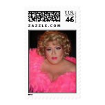 Fab in pink stamp