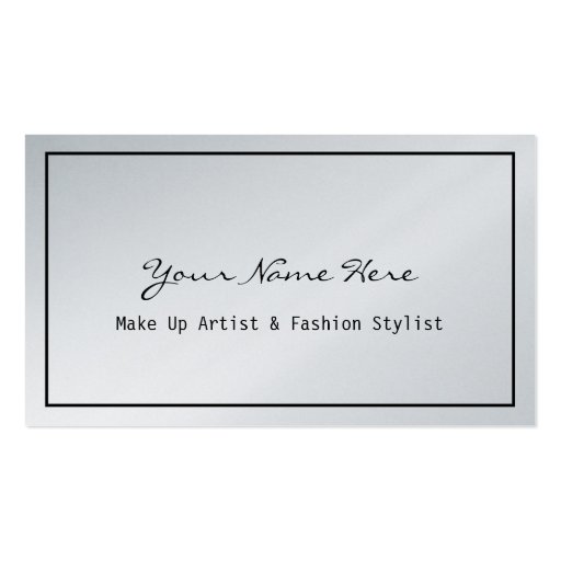 Fab & Savvy Business Cards (front side)
