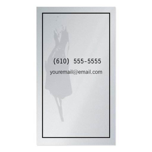 Fab & Savvy Business Cards (back side)
