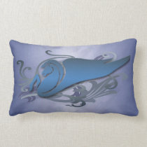 Fab Urban Fantasy Blue Pegasus Pillow