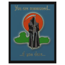 Fab YOU ARE SUMMONED Spooky Party Invitations flyers