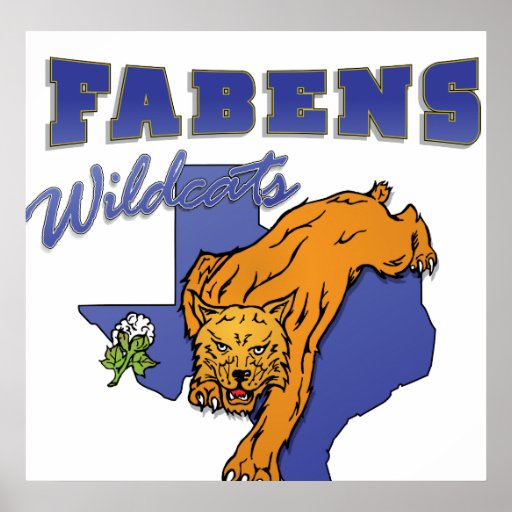 Fabens Wildcats Poster Zazzle