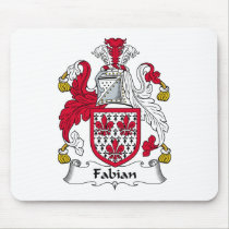 Fabian Family Crest Mousepad