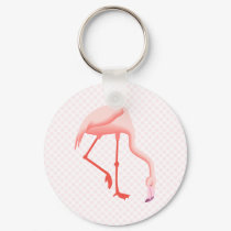 Fabio Flamingo keychains by BisforBirds Fabio Flamingo keychains
