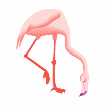 Fabio Flamingo photo sculptures by BisforBirds Fabio Flamingo photo sculptures