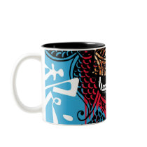 Fabric and PaintBrushes Mugs