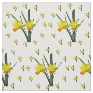 Fabric - Daffodil Blossoms