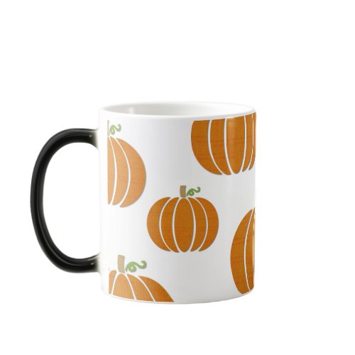Fabric Pumpkins on a Mug mug