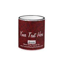Fabric, Your Text Here Mugs