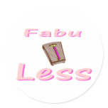 Fabu-less Round Stickers