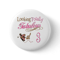 Fabulous 3 Year Old buttons