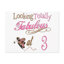 Fabulous 3 Year Old postcards