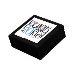 Fabulous 40 black blue Gift Box