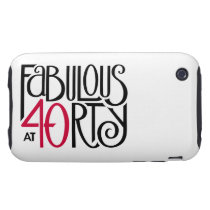 Fabulous 40 black red iPhone 3 Tough 2