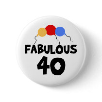 Fabulous 40 buttons