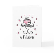 Fabulous 40 Card by pinkinkart Fabulous 40 Card